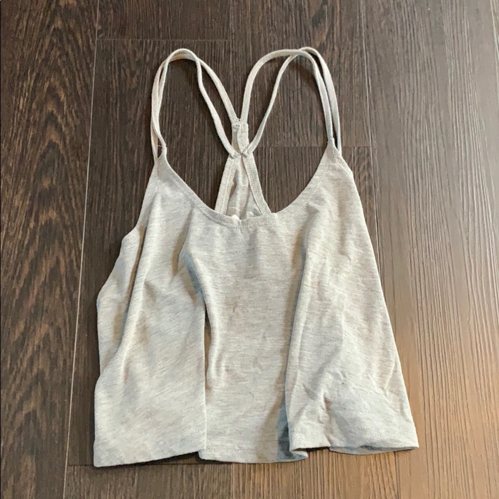 NEW Grey Crop Tank (S)